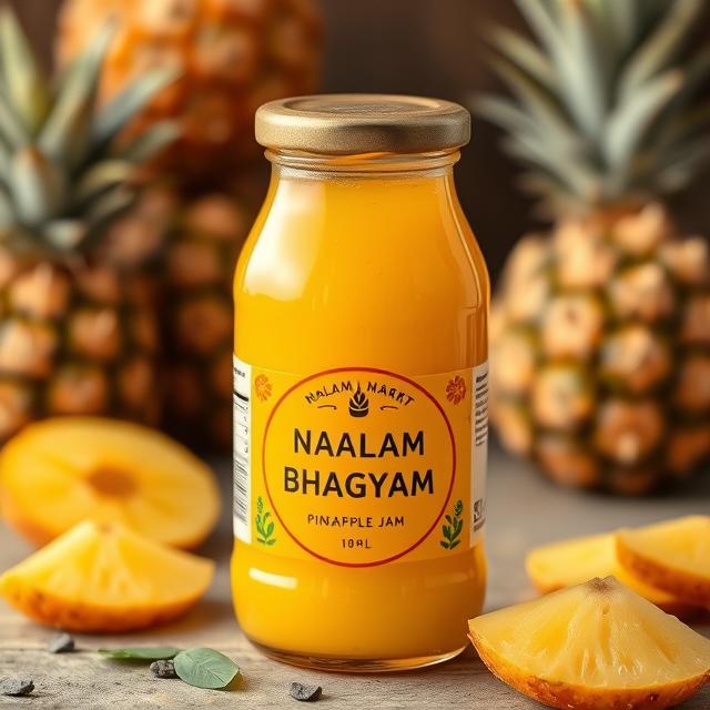 Pineapple Jam (made with Brown Sugar)